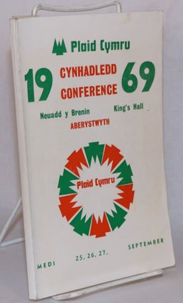 Cat.No: 163675 Rhaglen cynhadledd 1969, The 1969 conference programme
