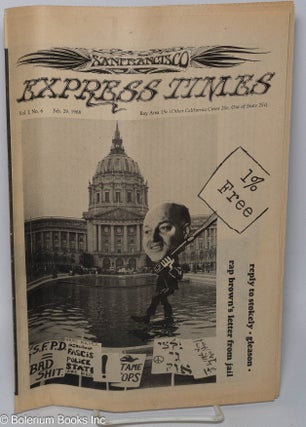 Cat.No: 163792 San Francisco Express Times: vol. 1, #6, February 29, 1968: 1% Free....