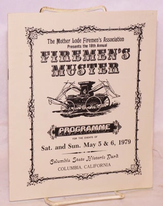 Cat.No: 163913 18th Annual Firemen's Muster: programme for the events of Sat. and Sun....