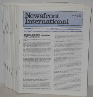 Cat.No: 164016 Newsfront international. [42 issues