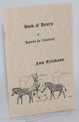Cat.No: 164609 Book of hours of Jeanne de l'avenier. Ann Erickson