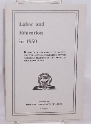 Cat.No: 164698 Labor and education in 1950