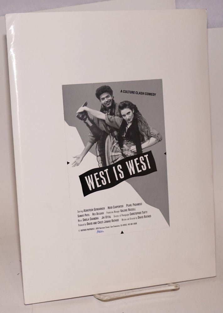 Cat.No: 165245 West is West: a Culture Clash comedy (publicity packet). Culture Clash.