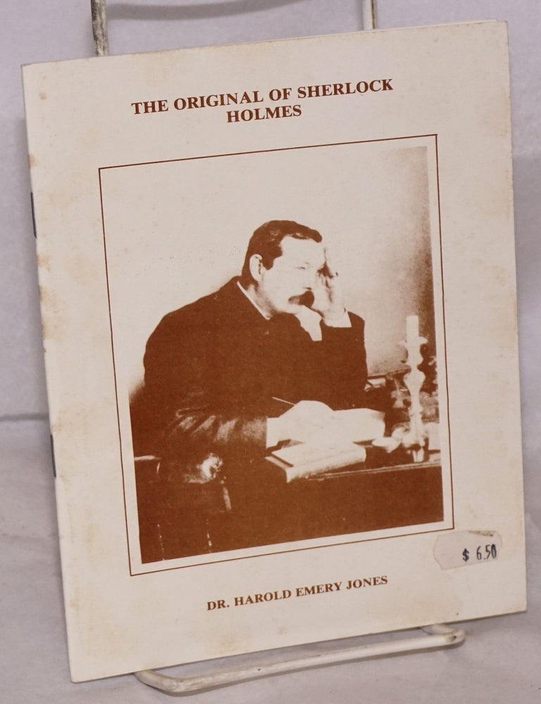 Cat.No: 165329 The original of Sherlock Holmes. Dr. Harold Emery Jones.