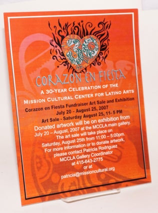 Cat.No: 165374 Corazon en fiestaz: [handbill] a 30-year celebration of the mission...