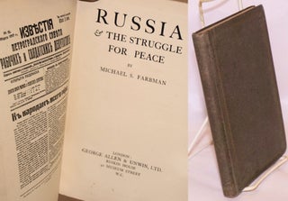 Cat.No: 165486 Russia & the struggle for peace. Michael S. Farbman