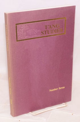 Cat.No: 165967 T'ang studies 7. Edwin G. Pulleyblank