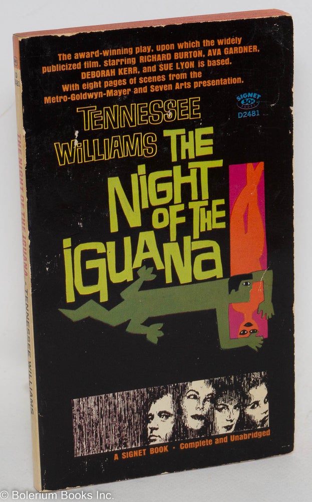 Cat.No: 166100 The Night of the Iguana. Tennessee Williams.