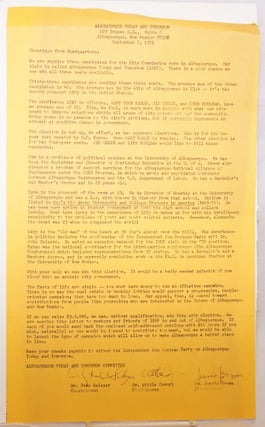 Cat.No: 166535 Albuquerque Today and Tomorrow [handbill