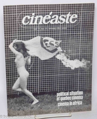 Cat.No: 166653 Cinéaste; vol. 5, #3, Summer 1972; political situation of Quebec cinema,...
