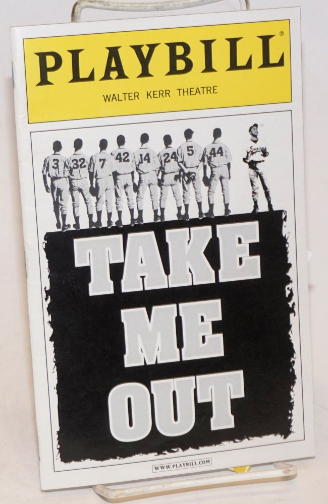 Cat.No: 166695 Walter Kerr Theatre presents: Take Me Out (Playbill). Richard Greenberg.
