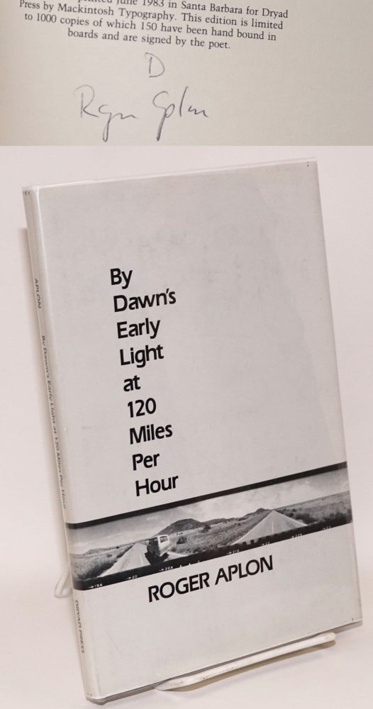 Cat.No: 167052 By dawn's early light at 120 miles per hour. Roger Aplon.