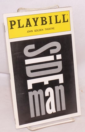 Cat.No: 168063 Sideman; playbill for the John Golden Theatre production