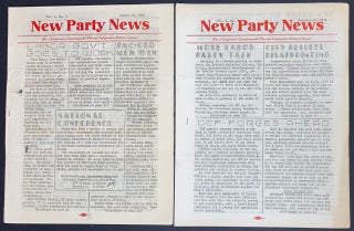 Cat.No: 168318 New Party News[two issues