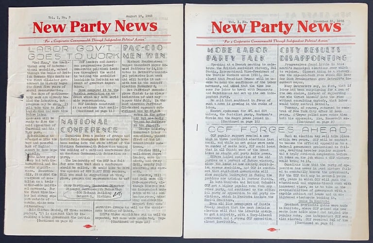 Cat.No: 168318 New Party News[two issues]