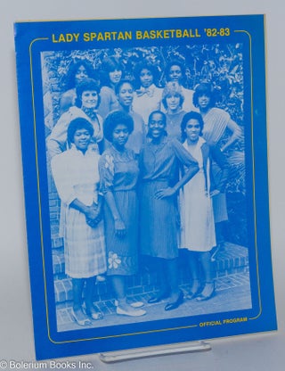 Cat.No: 168524 Lady Spartan Basketball ’82-83: Official program
