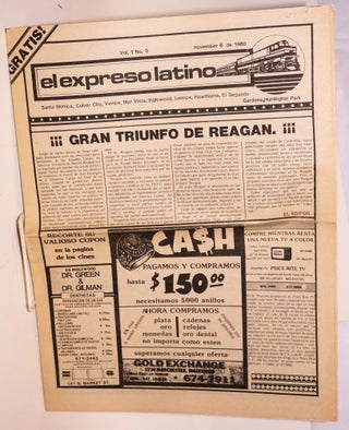 Cat.No: 168874 El Expreso Latino vol. 1 no. 5, november 6 de 1980