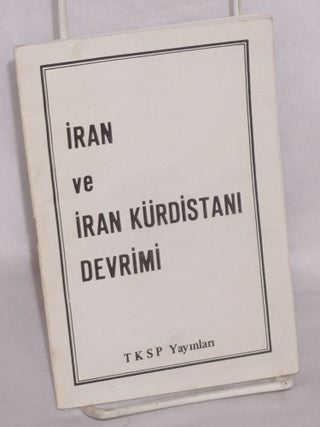 Cat.No: 169504 Iran ve Iran Kürdistan'i devrimi. Partiya Sosyalist a. Kurdistana Tirkiye