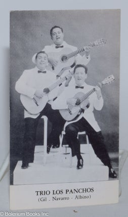 Cat.No: 169916 Trio Los Panchos (Gil - Navarro - Albino) [photographic publicity card