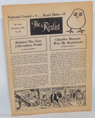Cat.No: 170035 The realist [no.87]; May-June, 1970. National Guard-- 4 . . Kent State--...