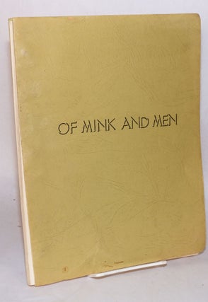 Cat.No: 170147 Of mink and men. John W. Parker, Robert S. Howell