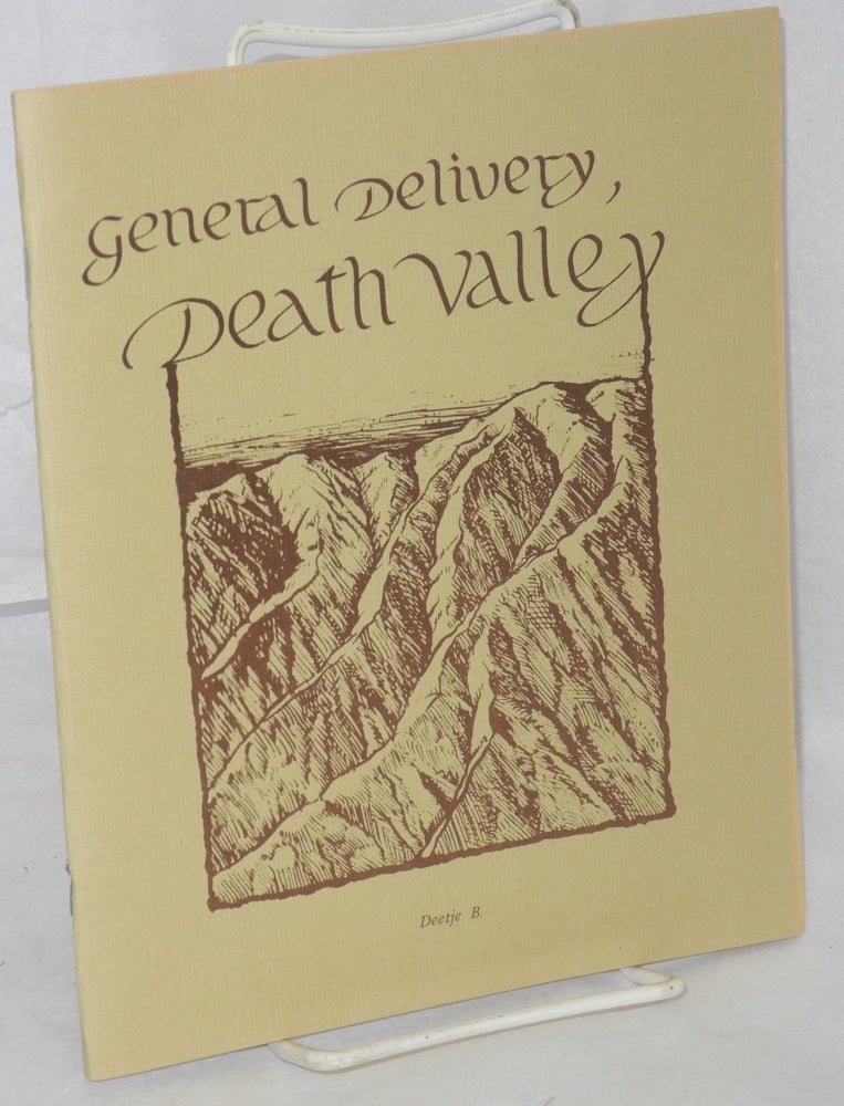 Cat.No: 170951 General Delivery, Death Valley. Deetje B., David Moore.