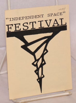 Cat.No: 171075 "Independent Space" Festival / 1991 [leaflet] this free "I.S..." card gets...