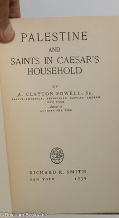 Palestine and saints in Caesar's household