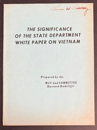 Cat.No: 171304 The significance of the State Department White paper on Vietnam