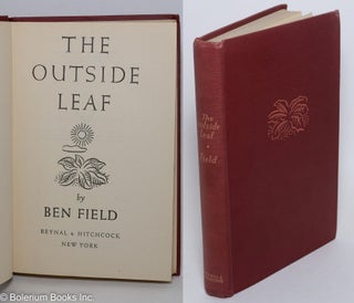 Cat.No: 17257 The outside leaf. Ben Field