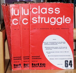 Class struggle: Trotskyist monthly / Lutte de classe [62 issues]