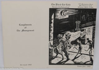The Black Cat Cafe, "Bohemia of the Barbary Coast" [greeting card]