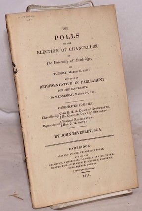Cat.No: 172954 The polls for the election of chancellor of the University of Cambridge,...
