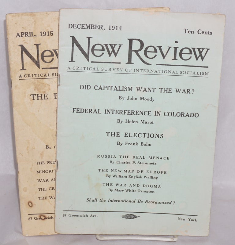 Cat.No: 173000 New review: a critical survey of international socialism. Vol. 2, no. 12 (December 1914)
