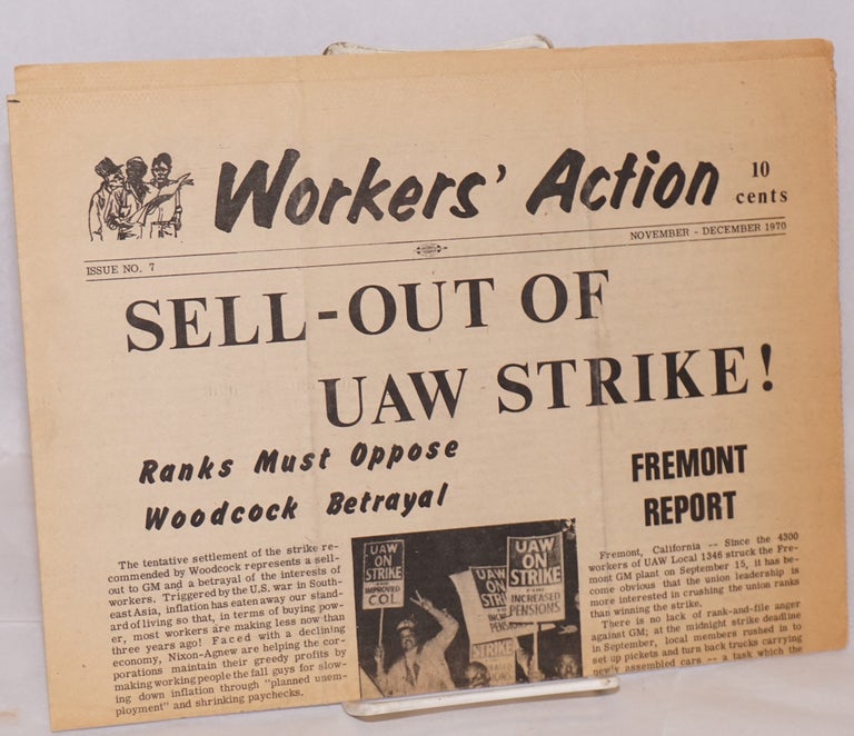 Cat.No: 173048 Workers' Action: Issue no. 7 (November-December 1970). Committee for a. Labor Party.