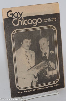 Cat.No: 173051 Gay Chicago: vol. 3, #23, June 12, 1980