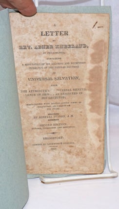 Cat.No: 173513 Miscellaneous remarks on a pamphlet lately published entitled "The...