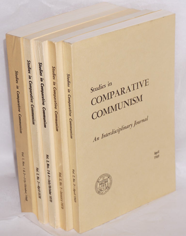 Cat.No: 173591 Studies in comparative communism. [five issues]