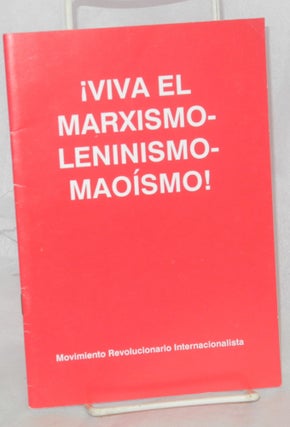 Cat.No: 174154 ¡ Viva el Marxismo-Leninismo-Maoísmo! Movimiento Revolucionario...