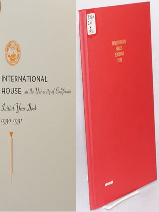 Cat.No: 174177 International House...at the University of California initial year book...