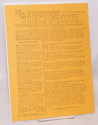 Cat.No: 174212 Communist viewpoint: Vol. II, no. 2 , December 1948