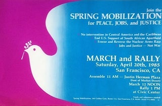 Cat.No: 174285 Join the Spring Mobilization for Peace, Jobs, and Justice [poster] March...
