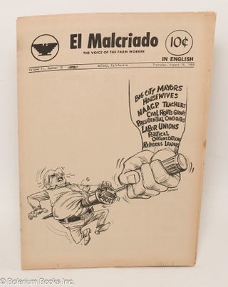 Cat.No: 175303 El malcriado: "The voice of the farmworker" in English vol. 2, no. 12...
