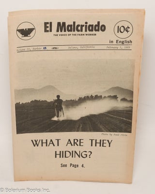 Cat.No: 175368 El malcriado: "The voice of the farmworker" in English vol. 2, no. 23...