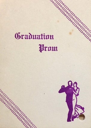 Cat.No: 175732 Graduation prom [dance card]. Stockton YBA, Young Buddhist Association