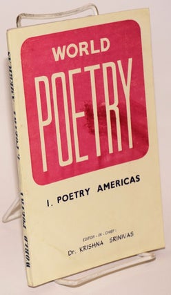 Cat.No: 175834 World poetry: 1. poetry Americas. Dr. Krishna Srivinas