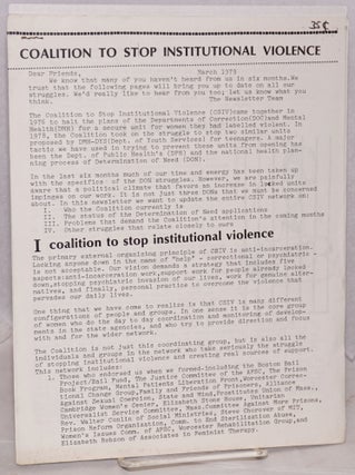 Cat.No: 176942 Coalition to Stop Institutional Violence March 1979