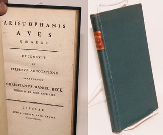 Cat.No: 177328 Aristophanis Aves Graece; recensuit et perpetua adnotatione illustravit...