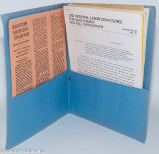 Cat.No: 177569 Second National Labor Conference for Safe Energy and Full Employment...
