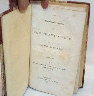 The Posthumous Papers of The Pickwick Club a new edition, with numerous illustrations, by Sam Weller, Jr. and Alfred Crowquill, esq.